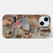 コケットガール名門私立校風のコラージュ、電話ケース Case-Mate iPhoneケース (裏面 (横))