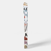 コケットガール名門私立校風のコラージュ、電話ケース Case-Mate iPhoneケース (裏面 / 左)