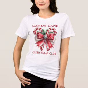 コケットキャンディーケーンクリスマスクラブ トライブレンドTシャツ