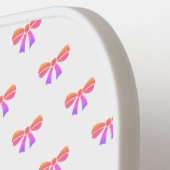 コケットキュートピンクボウガールレディース誕生日 ピックルボールラケット (左詳細)