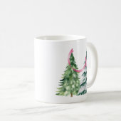 コケットクリスマスツリー、乳がん認識度 コーヒーマグカップ (正面右)