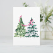 コケットクリスマスツリー、乳がん認識度 サンキューカード (スタンド正面)