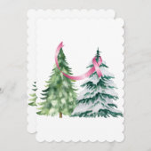 コケットクリスマスツリー、乳がん認識度 シーズンカード (正面/裏面)