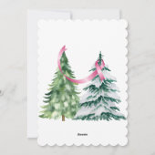 コケットクリスマスツリー、乳がん認識度 シーズンカード (裏面)