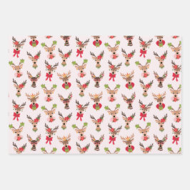 コケットクリスマストナ名門私立校風のデナー ラッピングペーパーシート