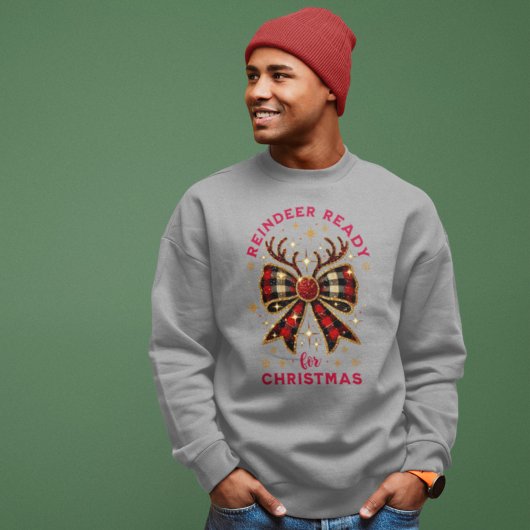 コケットクリスマスプレイドトナディレディーボウ スウェットシャツ