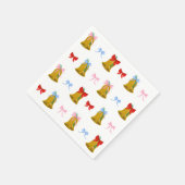 コケットクリスマスベル&ボウクラシックズ スタンダードカクテルナプキン (角)