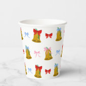 コケットクリスマスベル&ボウクラシックズ 紙コップ (正面)