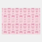 コケットクリスマスヴィンテージサンタ ラッピングペーパーシート (正面3)