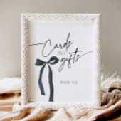 コケットゴシック様式のブラックボーカードとギフト 台座サイン