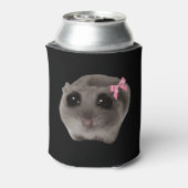 コケットサッドハムスターミーム両面ブラック 缶クーラー (缶裏面)