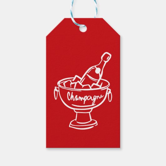 コケットシャンパン ギフトタグ (正面)