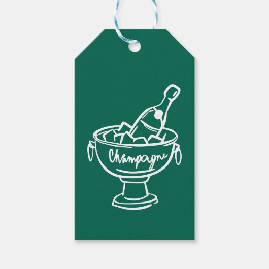 コケットシャンパン ギフトタグ (正面)