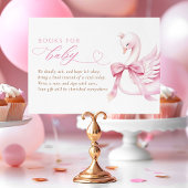 コケットスワンプリンセスベビーシャワー用の本 エンクロージャーカード