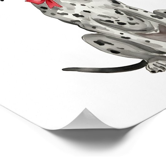 コケットダルマチアンパピーウォーターの色 ポスター (角)