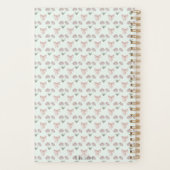 コケットチャーム:未加工の月次プランナー プランナー手帳 (裏面)