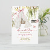 コケットテペワイルドワンガールファースト誕生日 招待状 (スタンド正面)