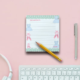 コケットテーマバレエのパーソナライズ ノートパッド