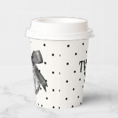 コケットディスコボール&ブラックボーシックホワモダンイト 紙コップ (右)