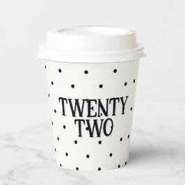 コケットディスコボール&ブラックボーシックホワモダンイト 紙コップ