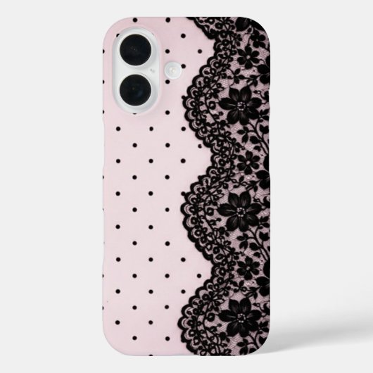 コケットドールポルカレース Case-Mate iPhoneケース (裏面)