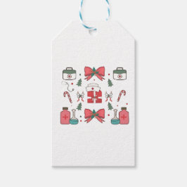 コケットナースボーカスタムナースクリスマスクリスマス ギフトタグ