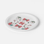 コケットナースボーカスタムナースクリスマスクリスマス ペーパープレート (アングル)