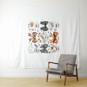 コケットハロウィーン幽霊クラシックナースTシャツ タペストリー (インサイチュ(横))