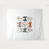 コケットハロウィーン幽霊クラシックナースTシャツ タペストリー (正面(横))