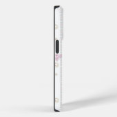 コケットバニー携帯ケース – ホワイト＋フラワー Case-Mate iPhoneケース (裏面 / 右)