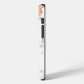 コケットバニー携帯ケース – ホワイト＋フラワー Case-Mate iPhoneケース (裏面 / 左)