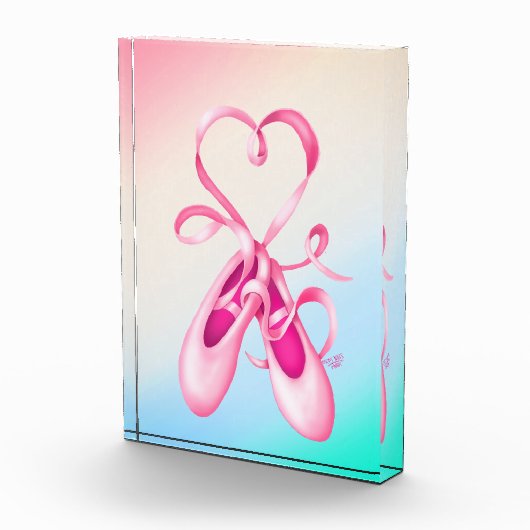 コケットバレエダンススリッパKiniArt フォトブロック (右)