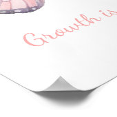 コケットバレットコアライトピンクバタフライポスター ポスター (角)