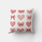コケットバレンタインピンクハートバレンタイン クッション (裏面)