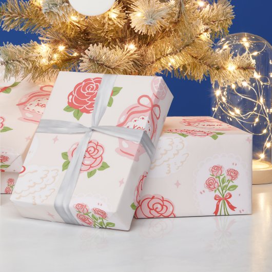 コケットバレンタイン ラッピングペーパー (クリスマス)