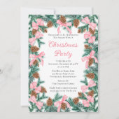 コケットパインブッシュアンドボーズクリスマスパーティー 招待状 (正面)