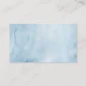 コケットパリジャンカフェフランスのブルーおむつラッフルE エンクロージャーカード (裏面)