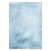 コケットパリジャンカフェフランスのブルーテーブル番号 テーブルナンバー (裏面)