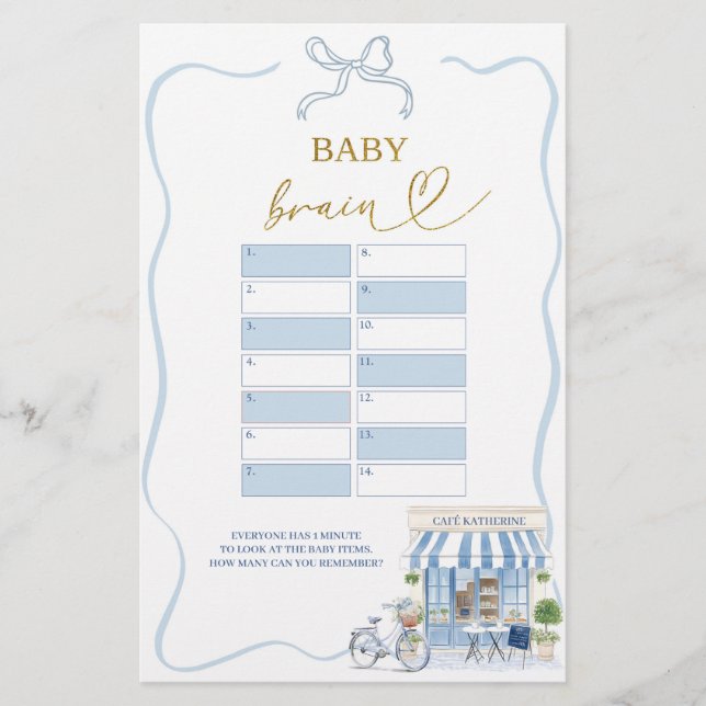コケットパリジャンカフェベビーブレインゲーム (正面)