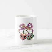 コケットパンプキンさくらんぼハロウィーン コーヒーマグカップ (中央)