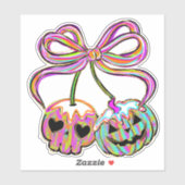 コケットパンプキンさくらんぼハロウィーン シール (シート)