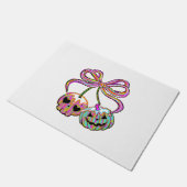 コケットパンプキンさくらんぼハロウィーン ドアマット (アングル)