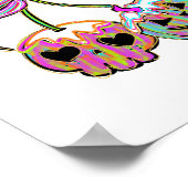 コケットパンプキンさくらんぼハロウィーン ポスター (角)