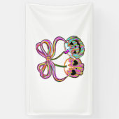 コケットパンプキンさくらんぼハロウィーン 横断幕 (縦)