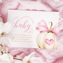 コケットパンプキンガールブックスベビー エンクロージャーカード