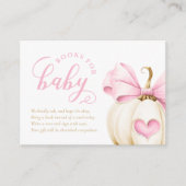 コケットパンプキンガールブックスベビー エンクロージャーカード (正面)