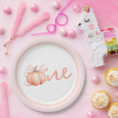 コケットパンプキン紙プレート ペーパープレート (パーティー)