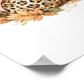 コケットヒョウかぼちゃとピンクボウ – グラム秋 ポスター (角)