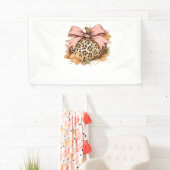 コケットヒョウかぼちゃとピンクボウ – グラム秋 横断幕 (インサイチュ)