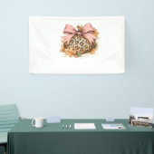 コケットヒョウかぼちゃとピンクボウ – グラム秋 横断幕 (トレードショー)